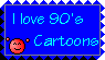 90's cartoons Stamp by ShardaronTheDragon