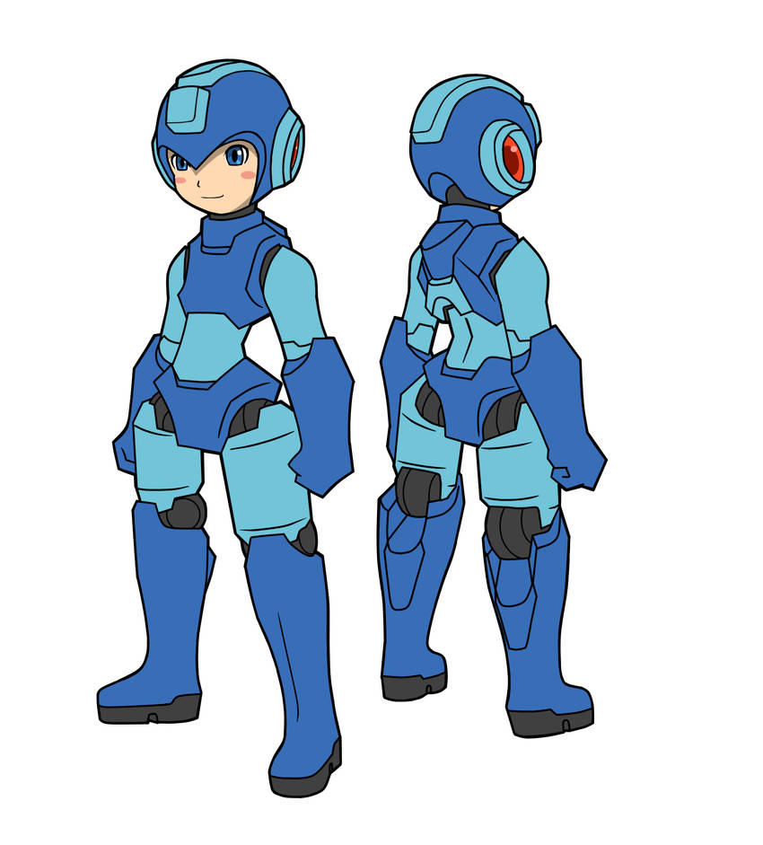 DLN-001 Mega Man - Concept Art by AtonMan888Rebirg on DeviantArt