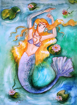 Day 12 - Flower mermaid