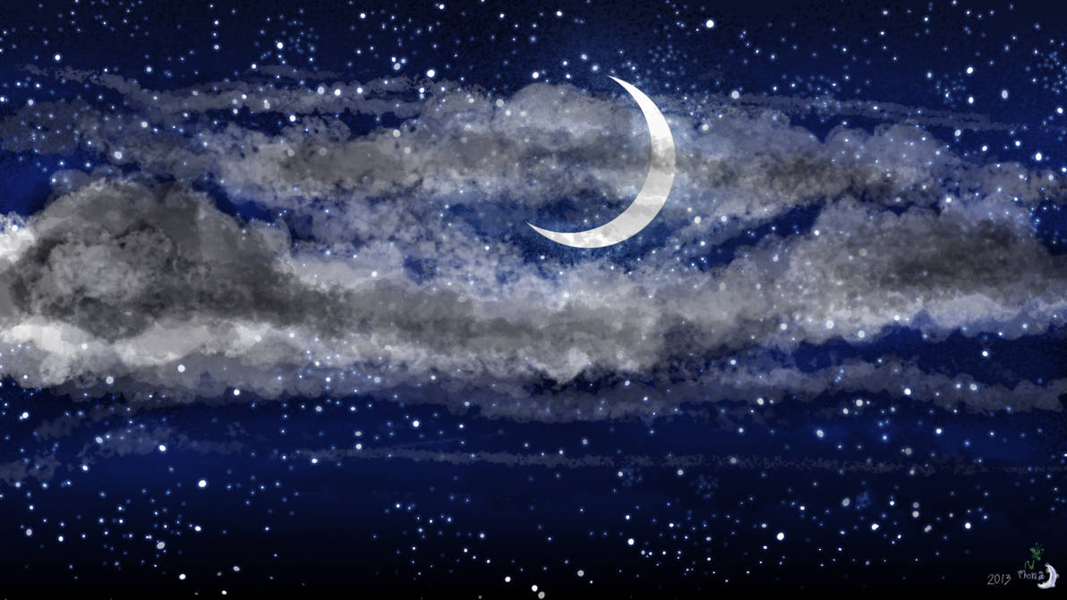 Звездное небо месяц. Ночное небо с луной. Звездное небо с луной. Ночное небо со звездами и луной. Звездное небо с месяцем.