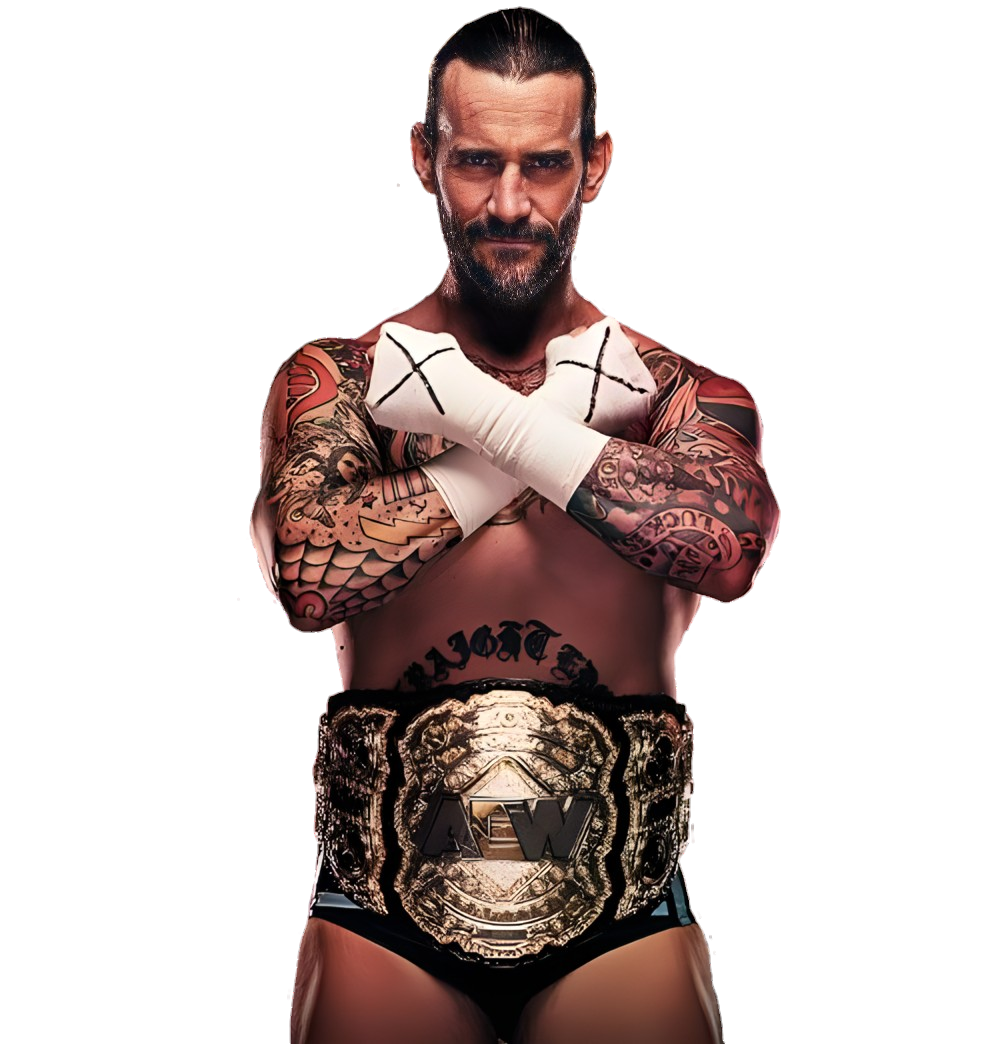 Cm punk aew champion official render by TETSUYA82738 on DeviantArt