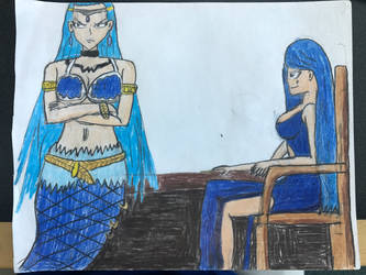 Fairy Tail OCs and Canon Chts: Ran Meets Aquarius by TitanXecutor