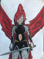 Fairy Tail. Erza Scarlet: Dragon Heart Armor