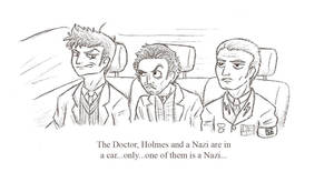 The Doctor, Holmes, and a Nazi