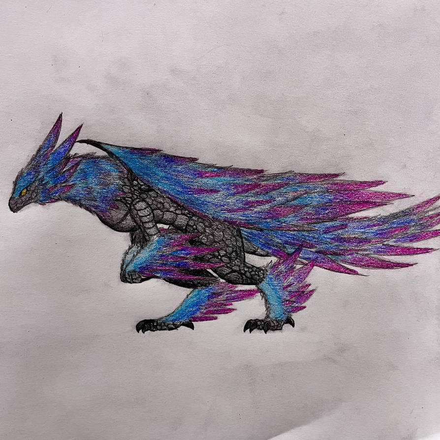 Feathered Raptor Dragon by Valatos on DeviantArt