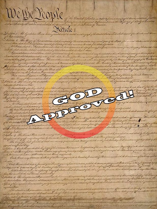 Constitution Is GOD Approved