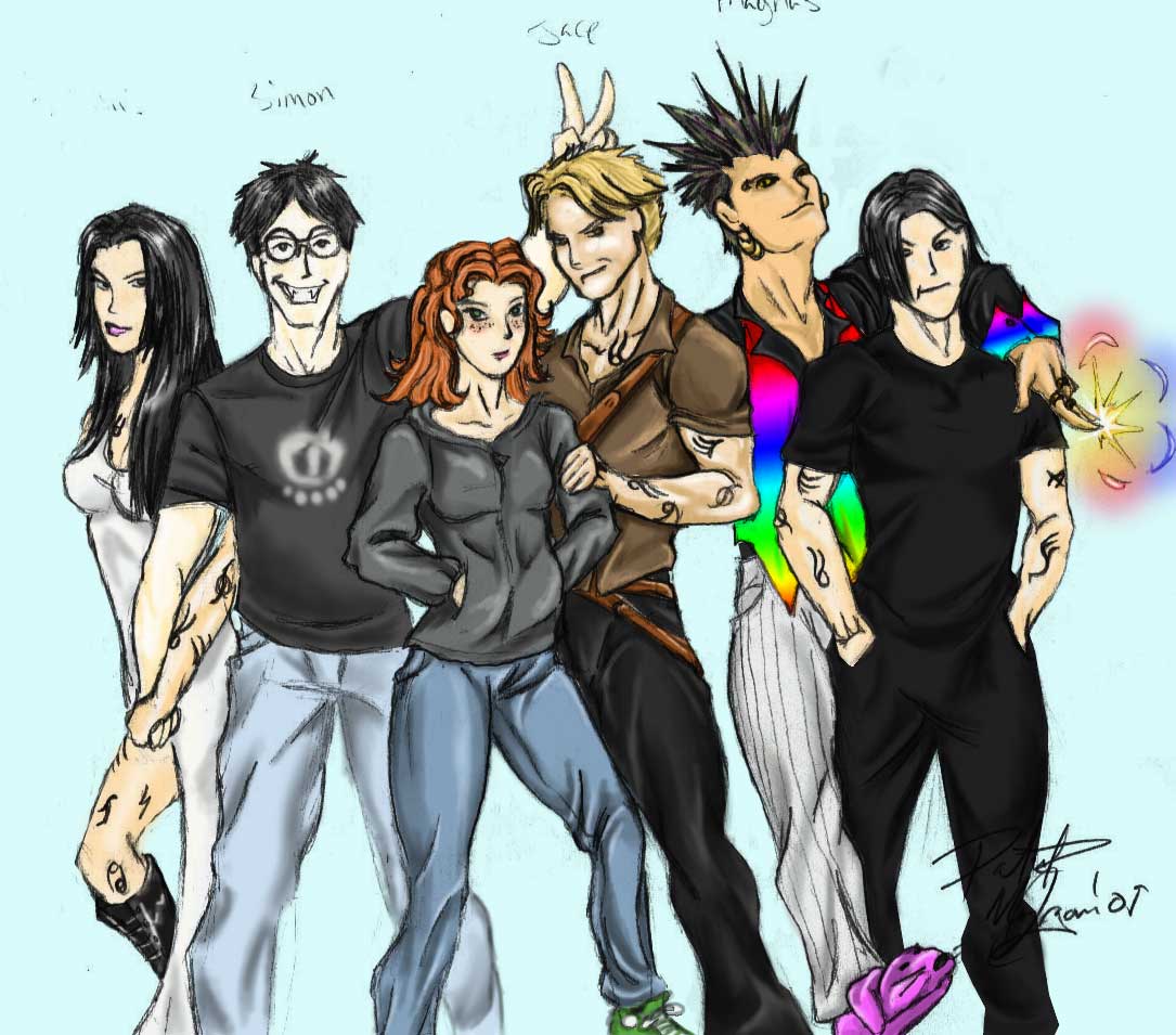 Mortal instruments colored