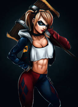 DC Comic's Harley Quinn Fanart / Original concept