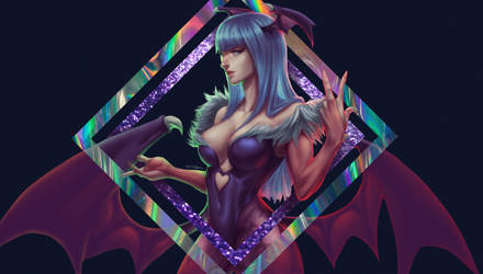 Morrigan Aensland Fan art / Wide version