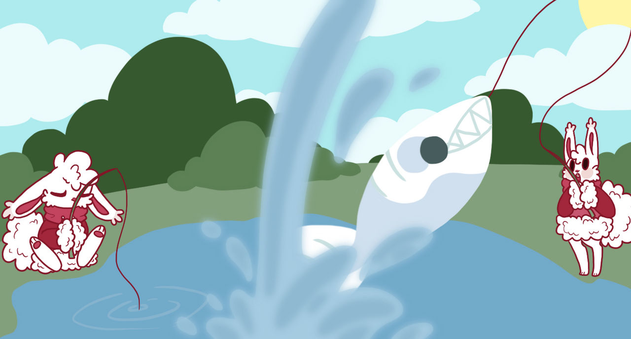 Fishing by Books-and-Blotches on DeviantArt