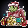 Christmas Dinosaur #1