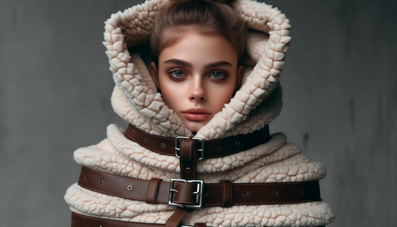 Girl wrapped in cozy fluffy sherpa blankets by hvhvmx on DeviantArt