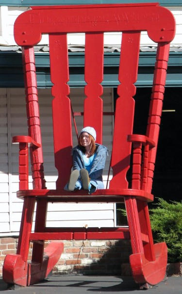 big red rocking chair by Sweet-and-Snarky on DeviantArt