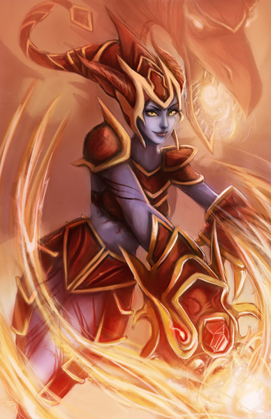 League of legends: Shyvana's flame