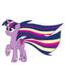 Twilight Rainbow Power Vector