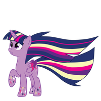 Twilight Rainbow Power Vector