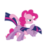 Pinkie Pie and Twilight Vector