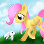 Young Fluttershy and Angel