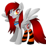 Scarlet as a normal Pegasus