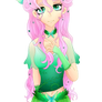 Human Fluttershys Gala Dress