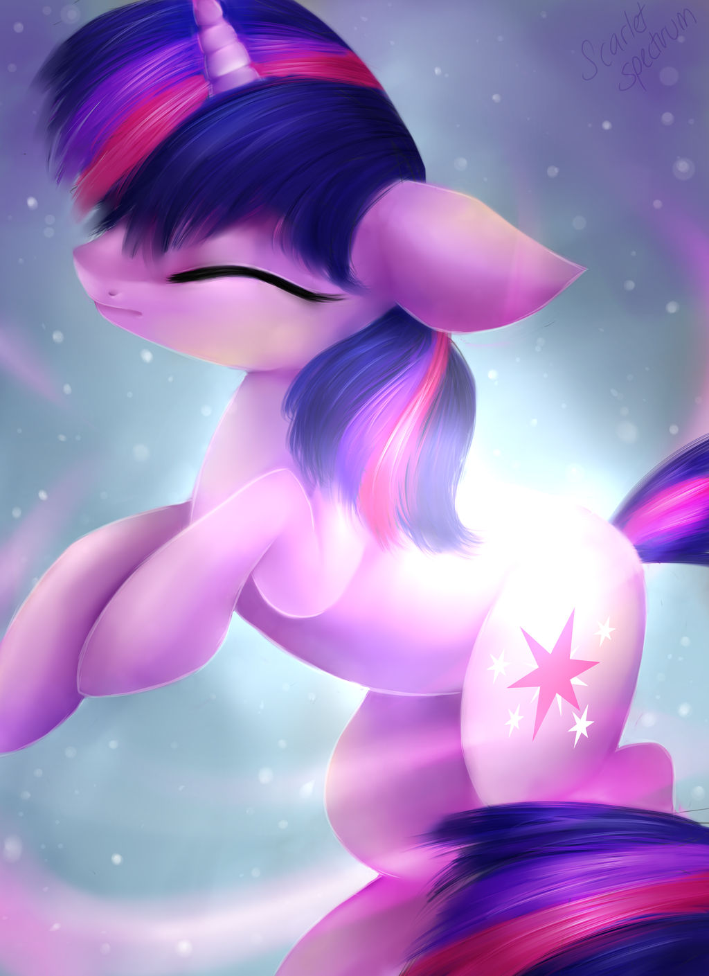Twilight becoming an Alicorn
