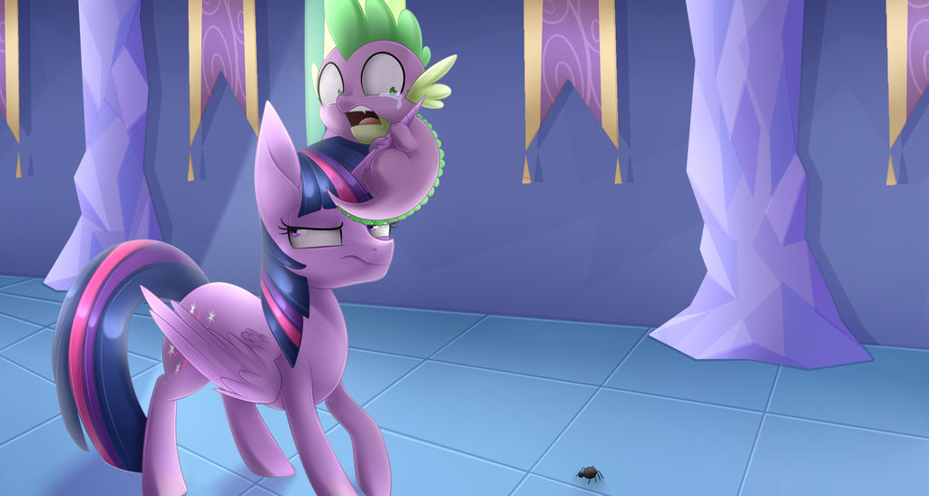 Spiders are scary + Speedpaint