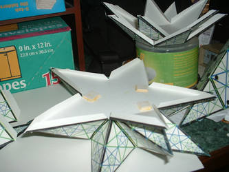 Pythagorean Great Star Dodecahedron Paper Assembly