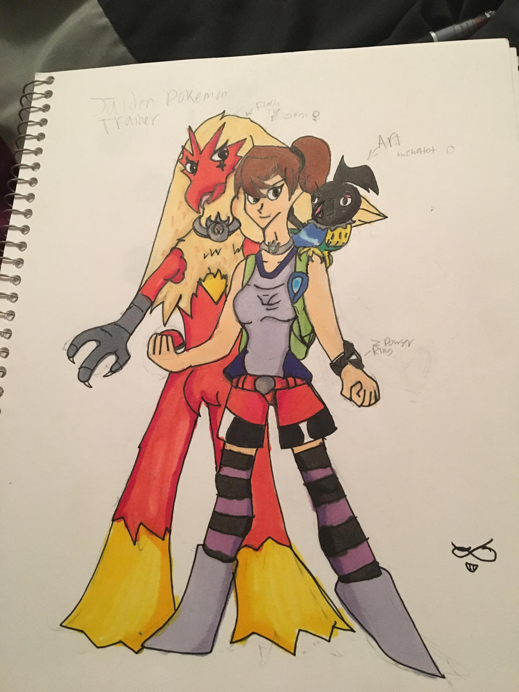 Jaiden Animations Pokemon Trainer Fan Art by CodenameWinter15 on
