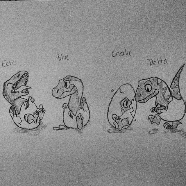 Baby Raptor Squad By Wearethewalkingdeadx On Deviantart