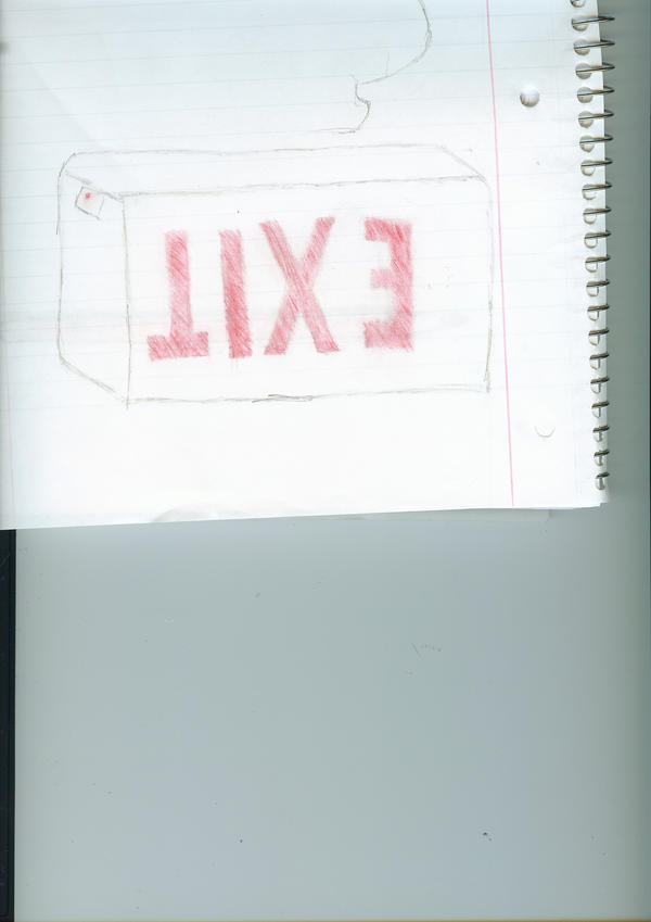 Sign Off Screen Deviantart Exit sign by dvddd3d on DeviantArt