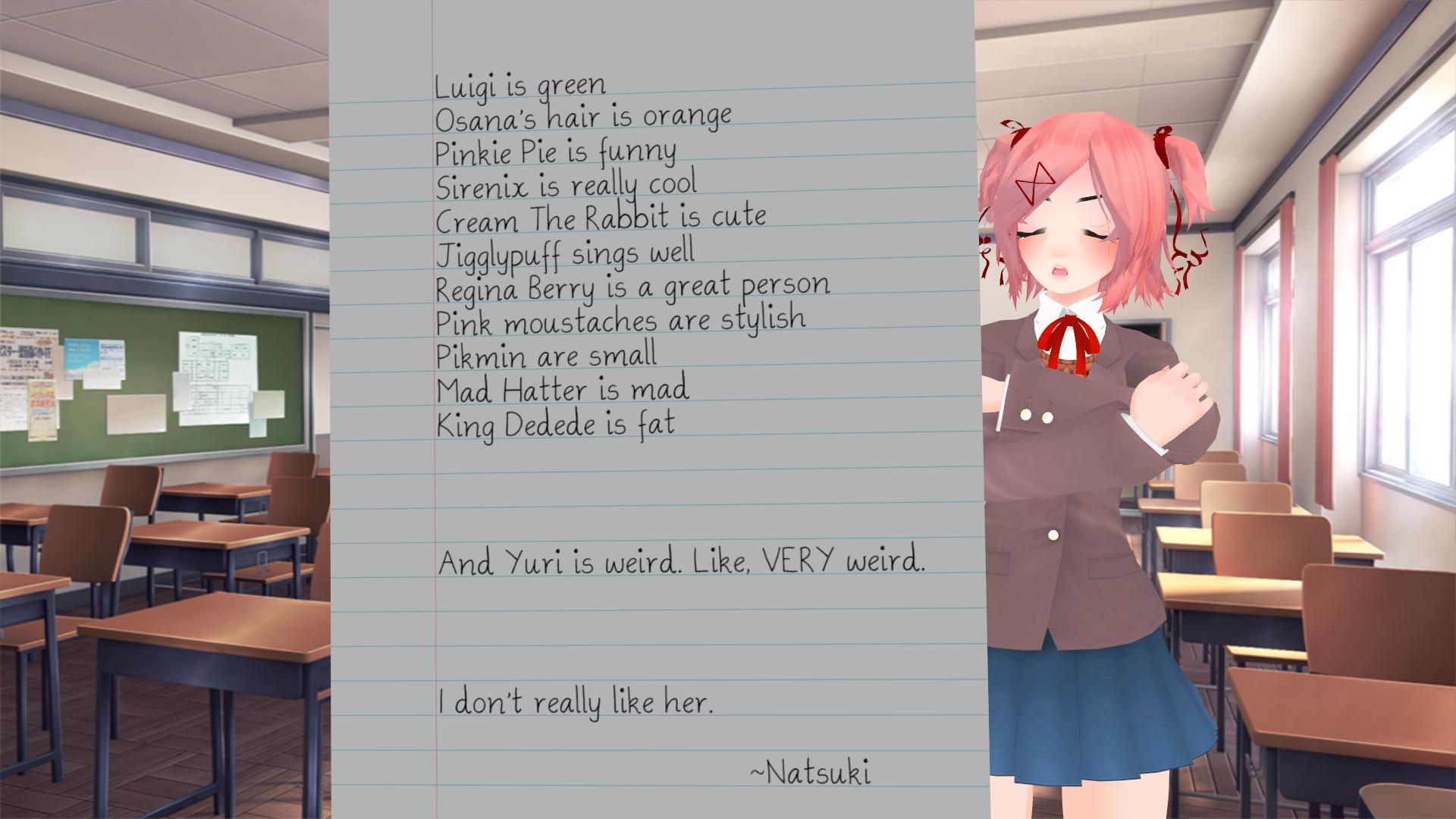 Doki Doki Literature Club: Cute Girls Write Poems