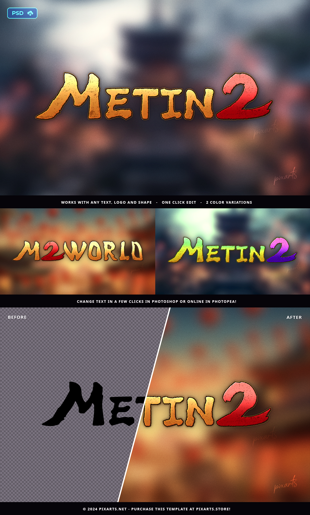 Metin2 - Oriental Game Logo Psd Text Effect by pixartsstore on DeviantArt