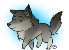 Grey Wolf Chibi