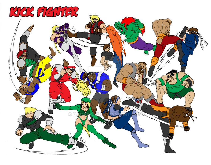 Kick Fan Deviantart Kick Fighter by NaGaSaNe on DeviantArt