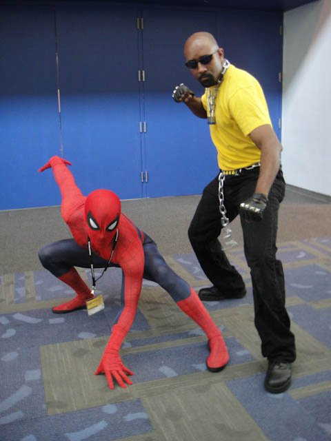 Spidey and Luke Cage