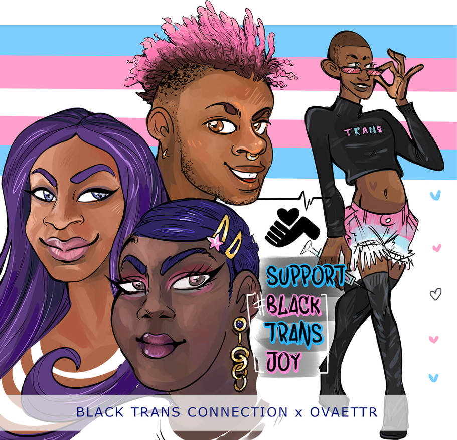 Black Trans Connection (on Twitter) - Advert by ovaettr on DeviantArt