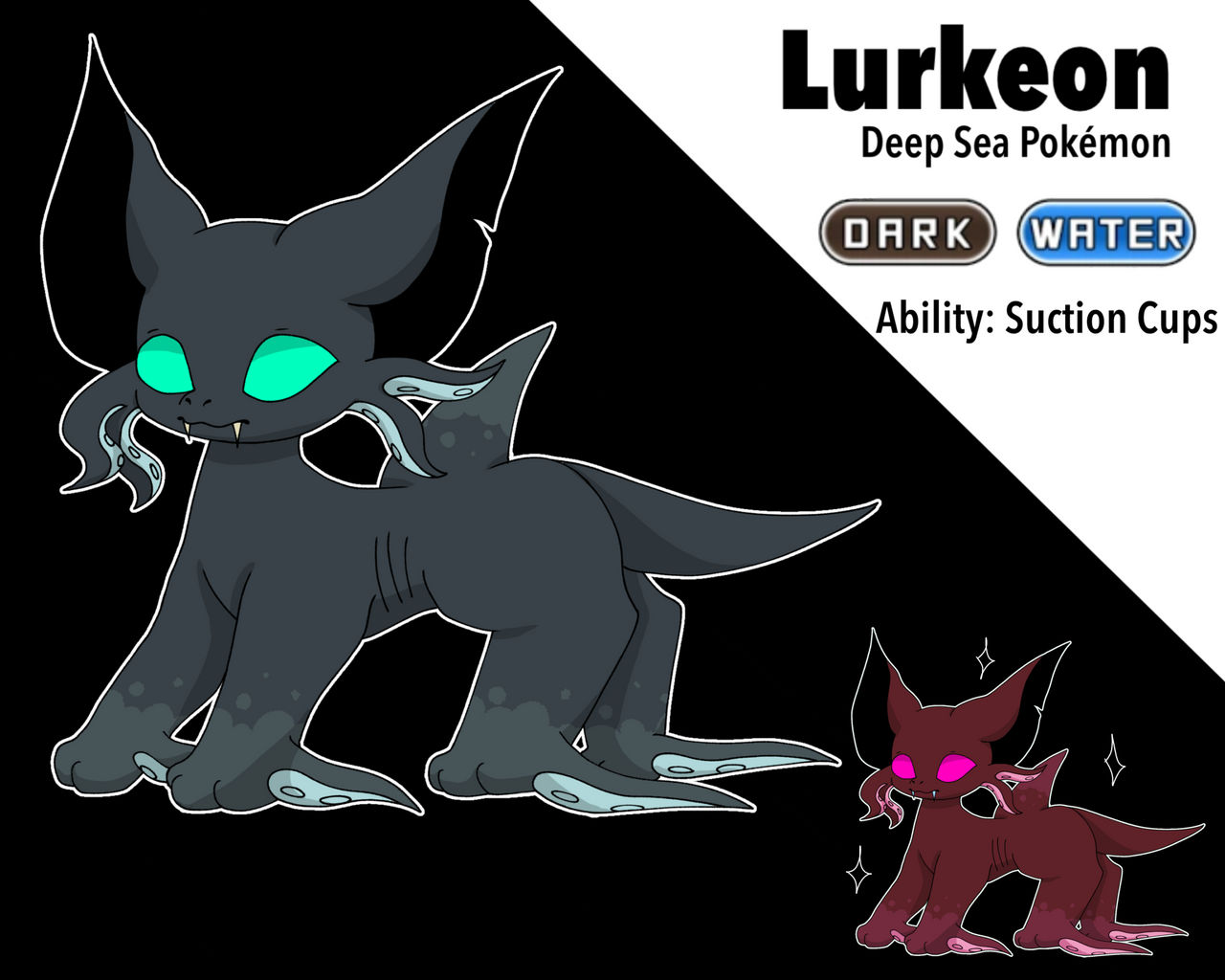Dual Type Middle Evolution Dual type eeveelutions - Lurkeon by FluffFlake on DeviantArt