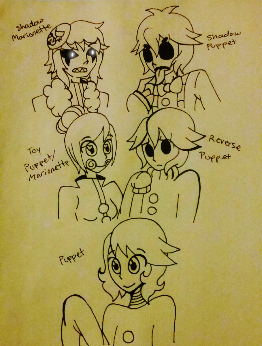 Bunch of Marionette OCs XD