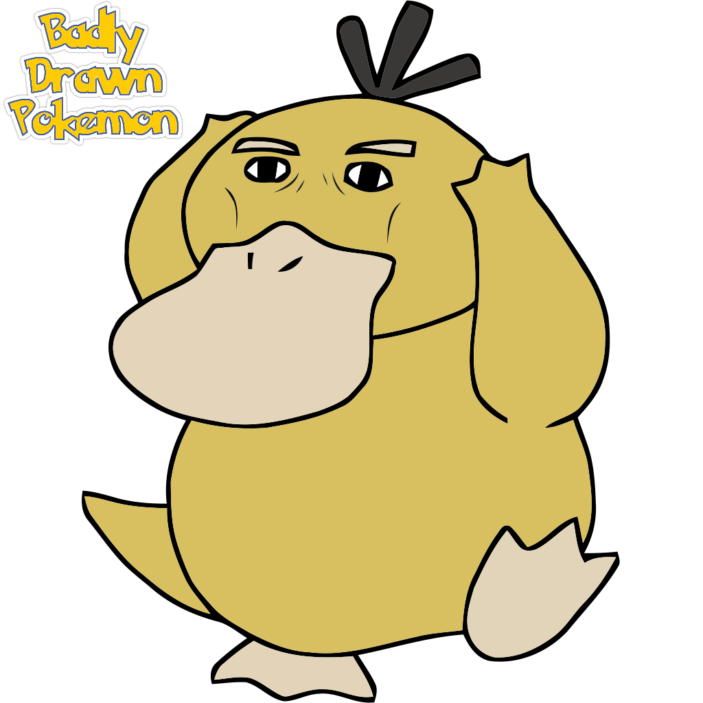 054 Psyduck Pokemon Sticker B-SIDE LABEL MADE In JAPAN - Foto 9
