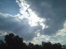 Sun Ray and Clouds