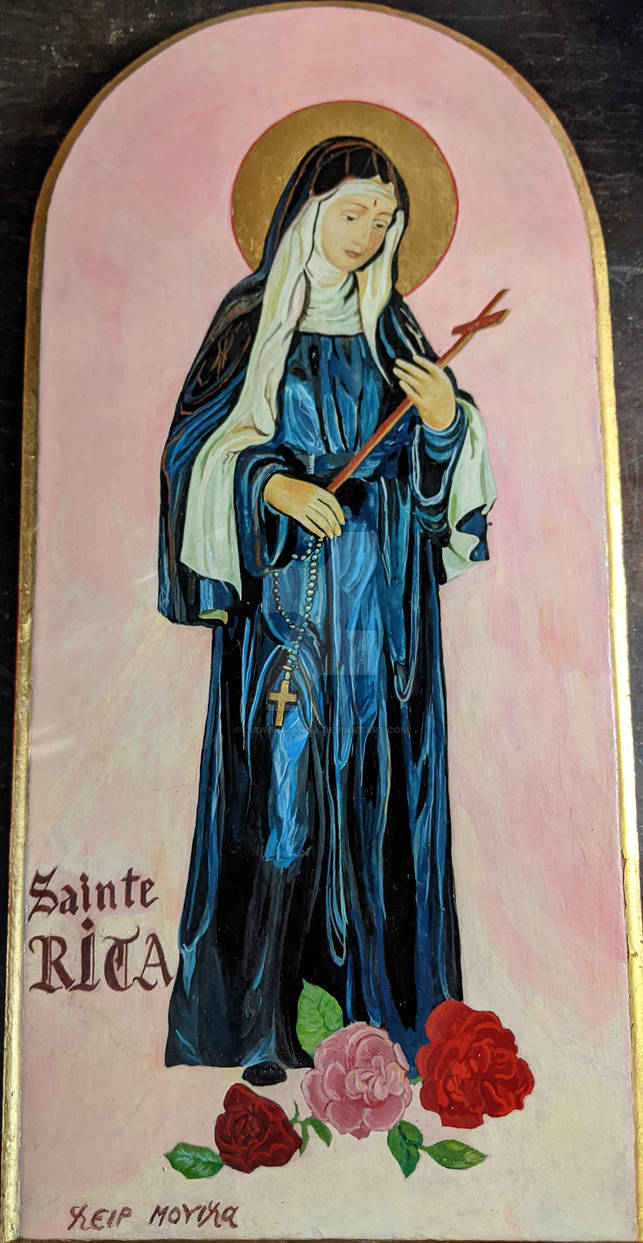 Saint Rita Cartoon Sainte Rita by Ludwika-Anna on DeviantArt
