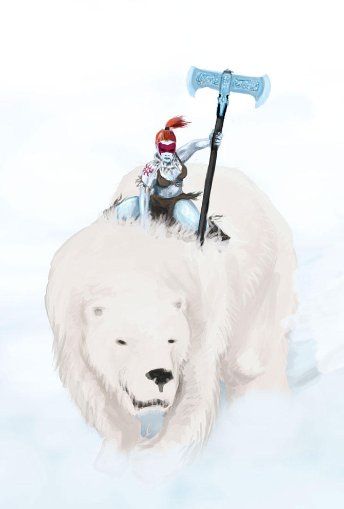 Woman Bear Rider Female Bear Rider by ThirteenthAutumn on DeviantArt