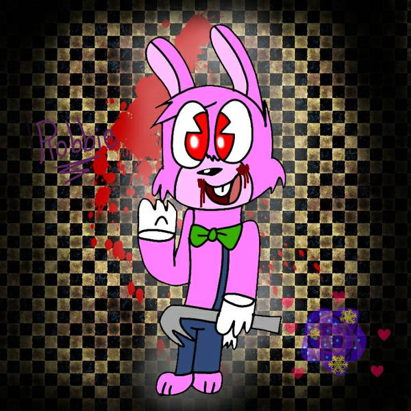 Robbie the rabbit in cuphead style by Rosyart1234 on DeviantArt