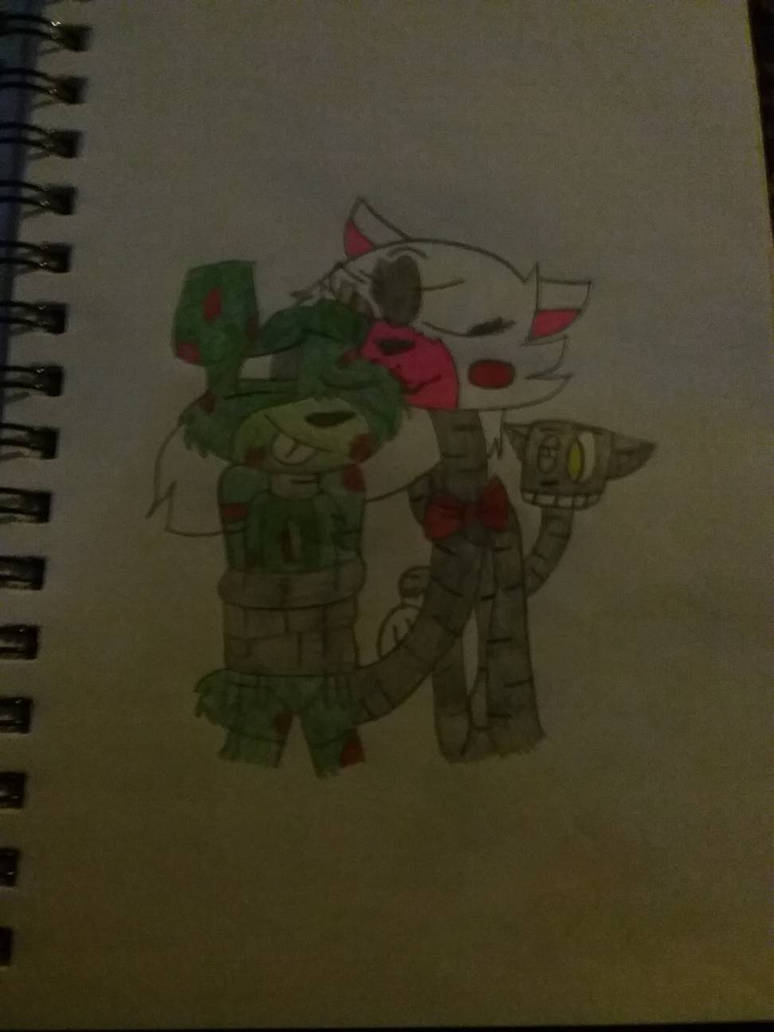 Springtrap and Mangle by Rosyart1234 on DeviantArt