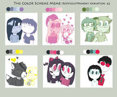 Color Scheme Meme Shipping and Couples Love