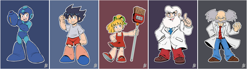 Daily Rockman - Rockman 1 Characters
