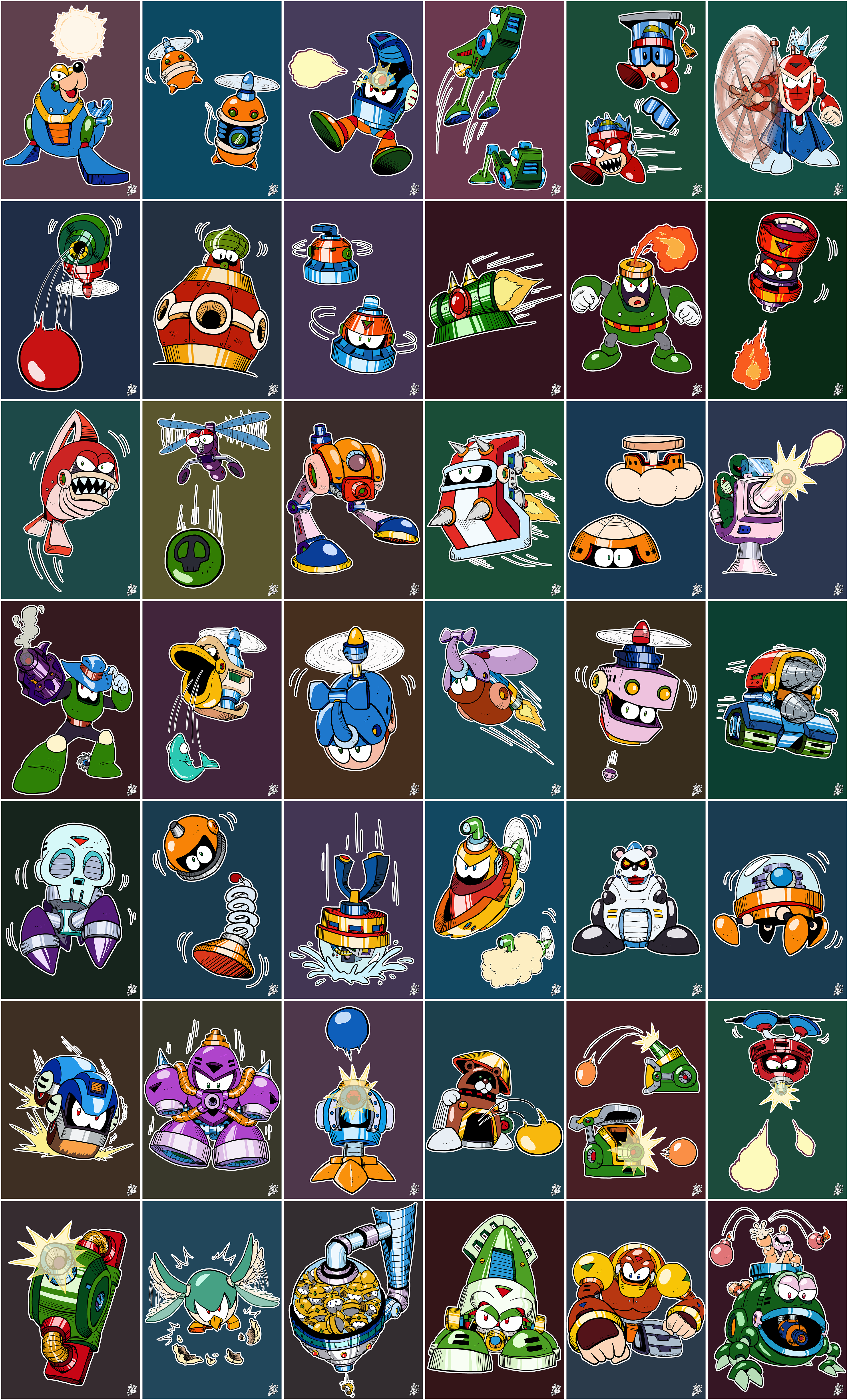 Daily Rockman - Rockman 6 Enemies