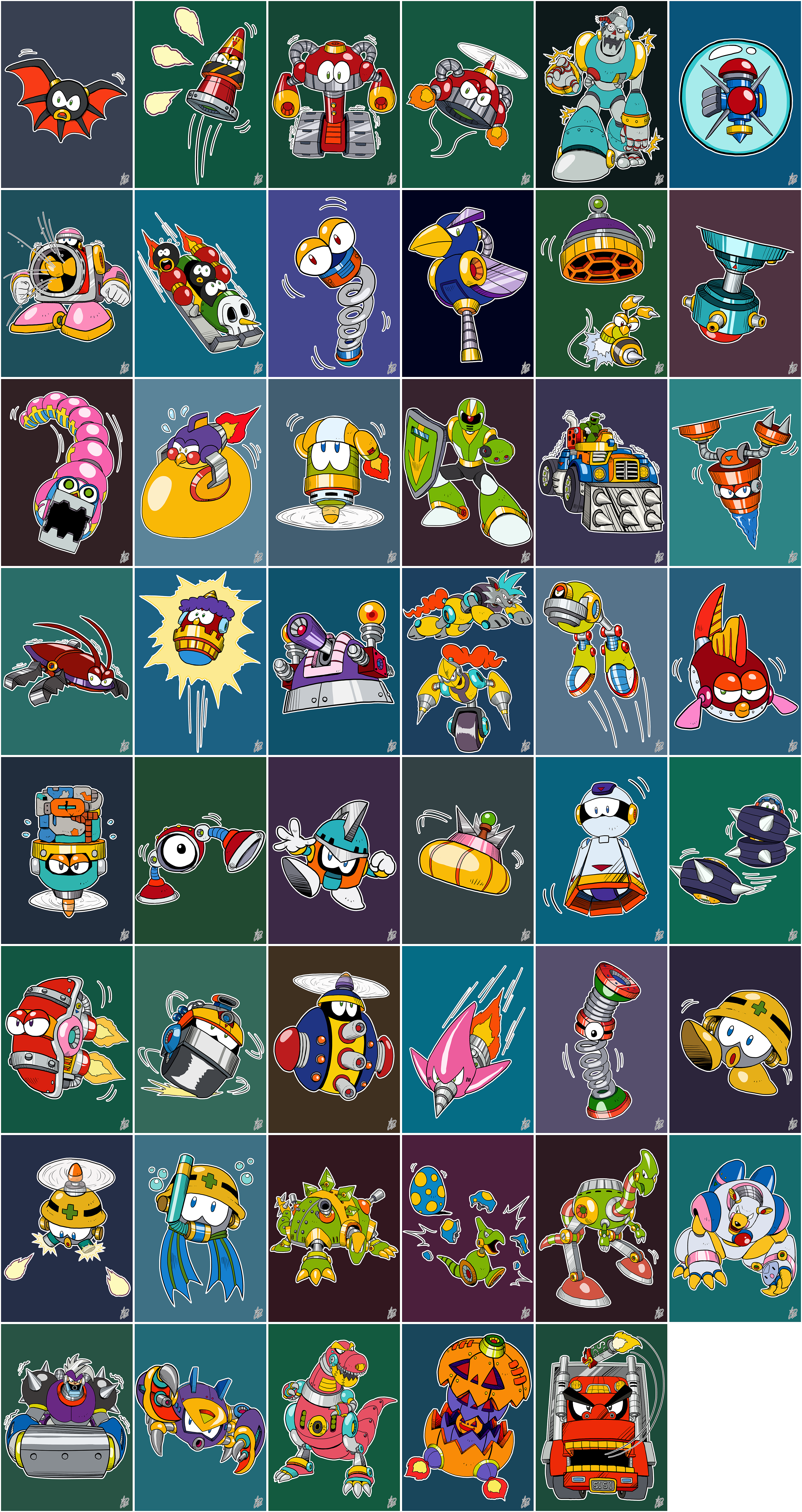 Daily Rockman - Rockman 7 Enemies