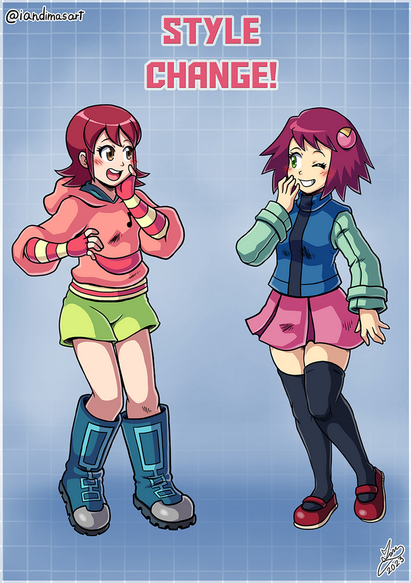 Meiru Meiru and Misora STYLE CHANGE by IanDimas on DeviantArt
