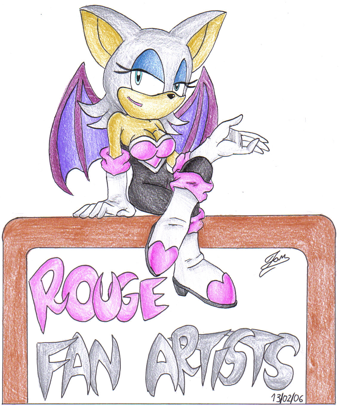Rouge Fan Artists ID by IanDimas on DeviantArt